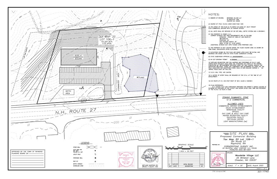 209 NH-27, Raymond, NH à vendre - Plan de site - Image 2 de 2