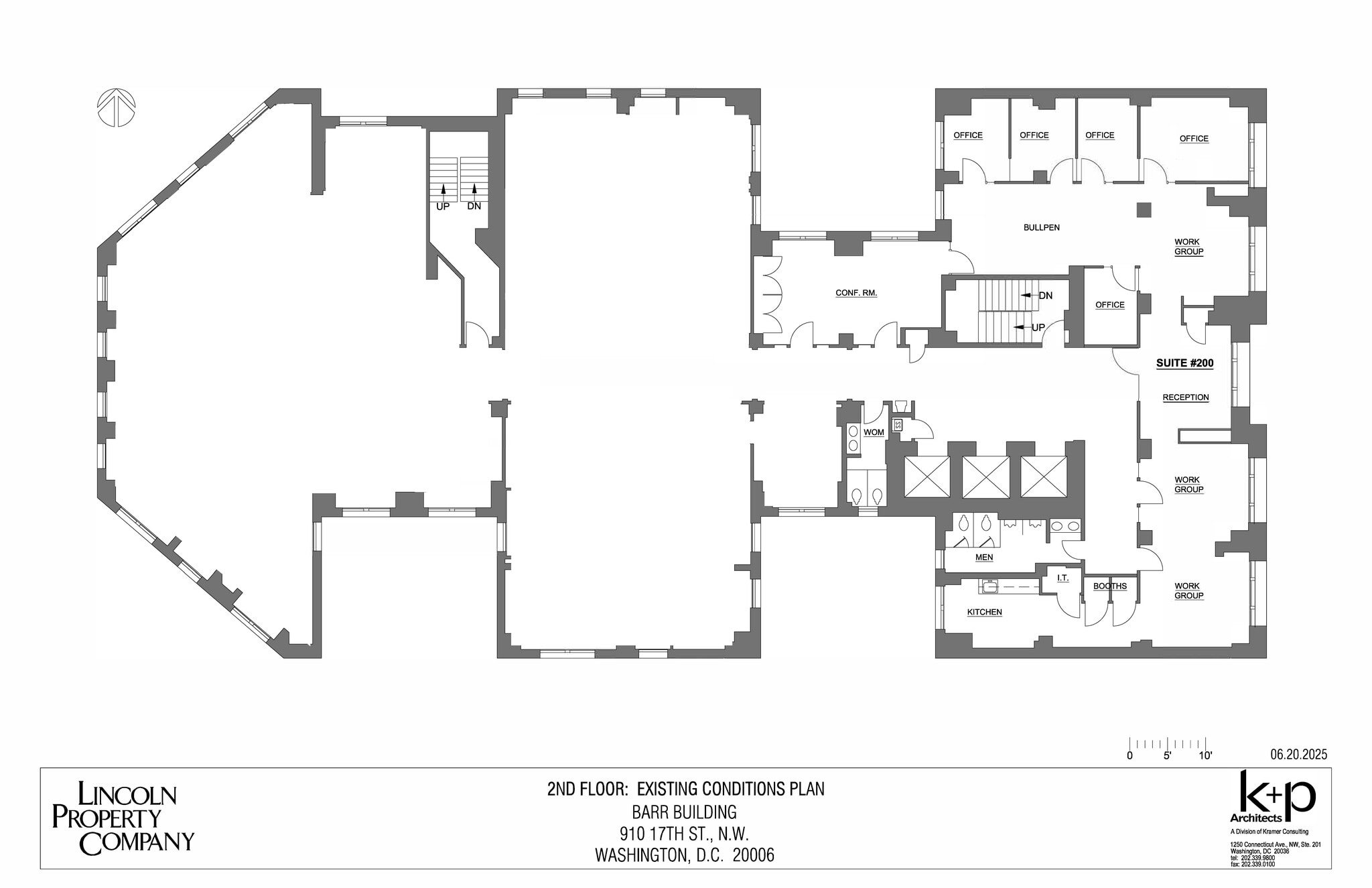 910 17th St NW, Washington, DC à louer Plan d’étage- Image 1 de 1