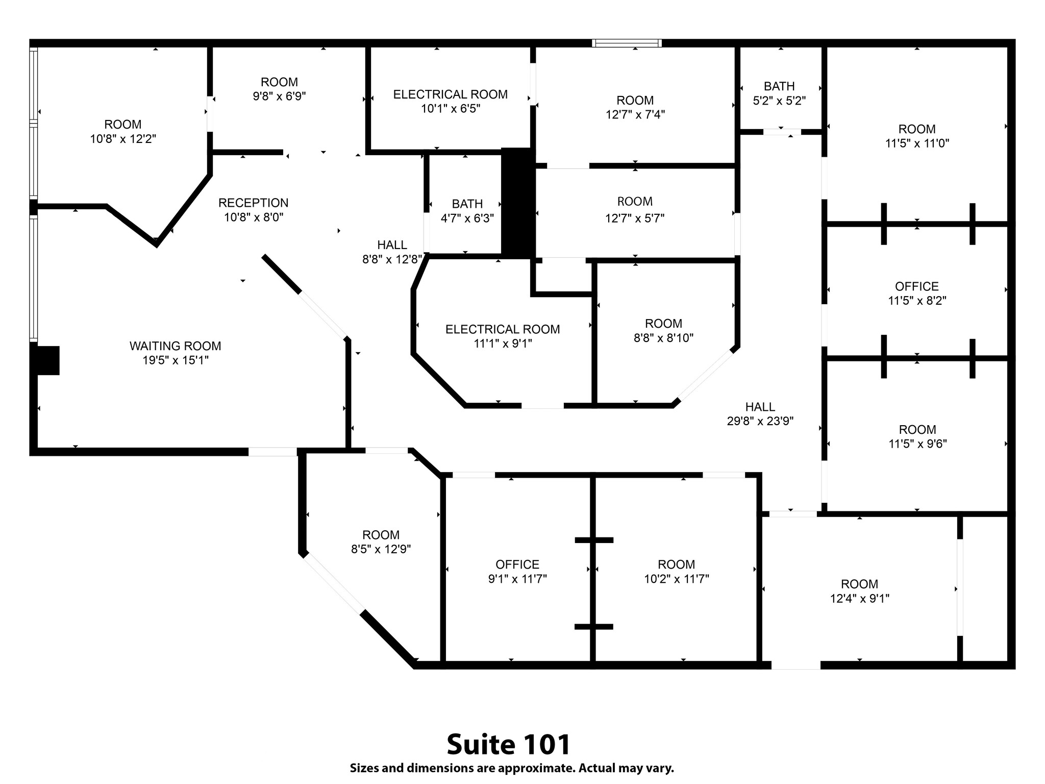 48 S Old Rand Rd, Lake Zurich, IL à louer Plan d’étage- Image 1 de 4