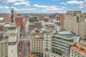 40 Monument Cir, Indianapolis, IN - AERIAL  map view - Image1