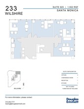 233 Wilshire Blvd, Santa Monica, CA à louer Plan d’étage- Image 1 de 1