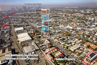 3141-3153 Imperial Ave, San Diego, CA - Aerial  map view