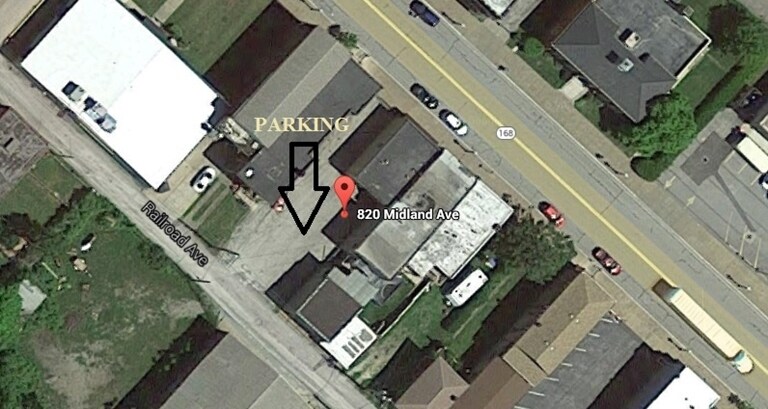 820 Midland Ave, Midland, PA à louer - Aérien - Image 2 de 11