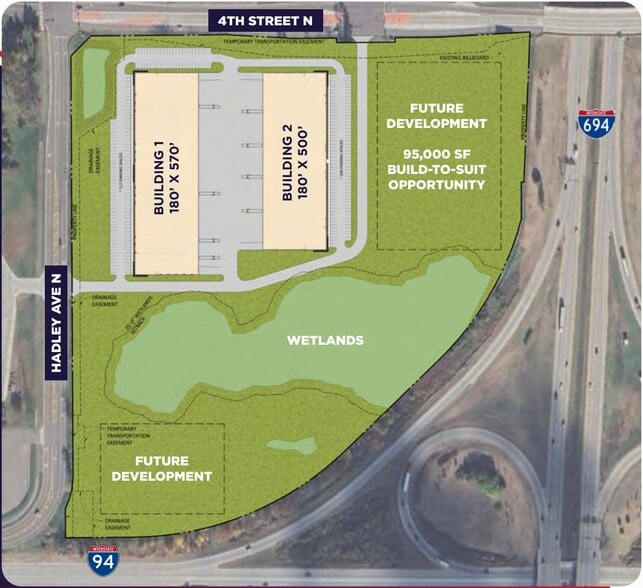 7049 4th St N, Saint Paul, MN for lease - Site Plan - Image 3 of 3
