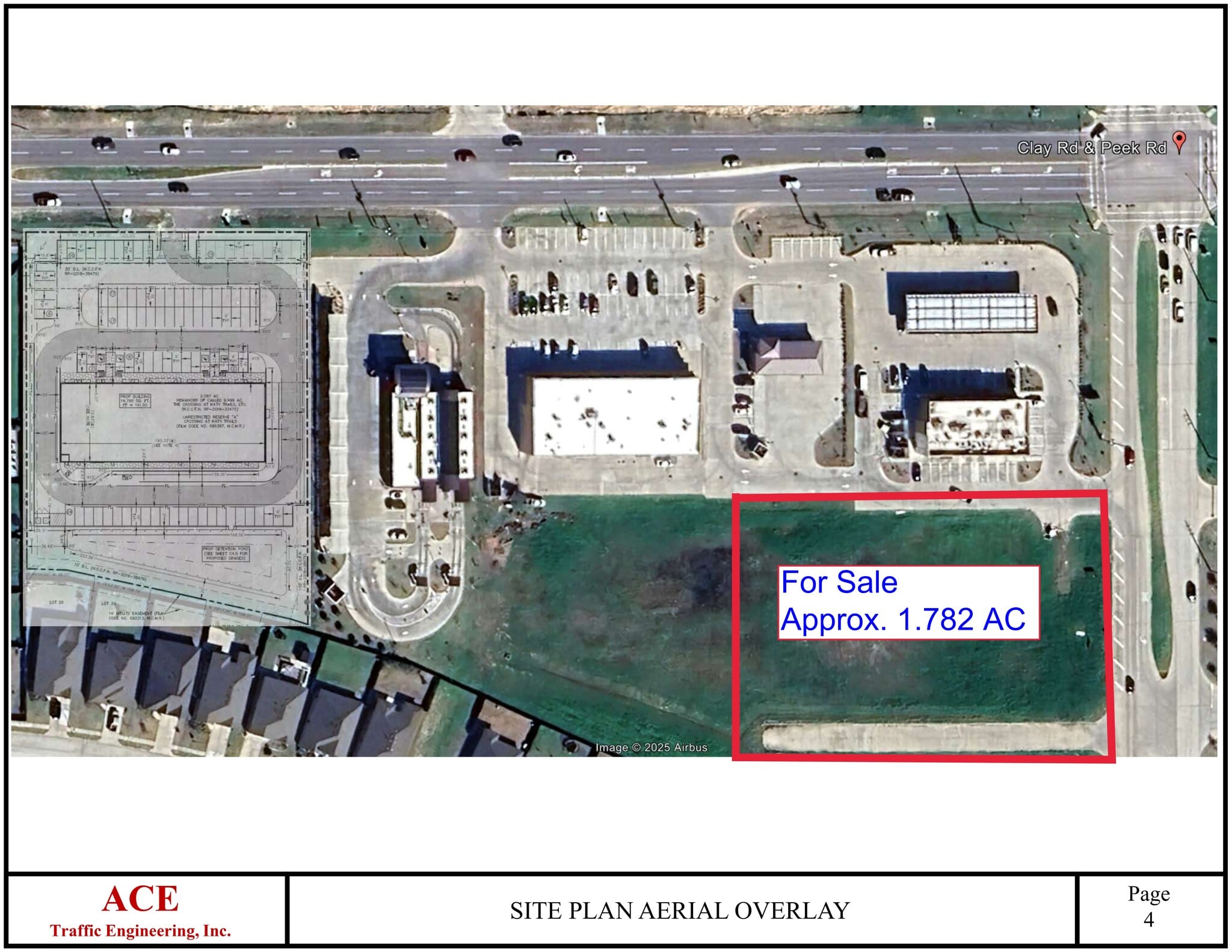 Peek Rd, Katy, TX for sale Site Plan- Image 1 of 3