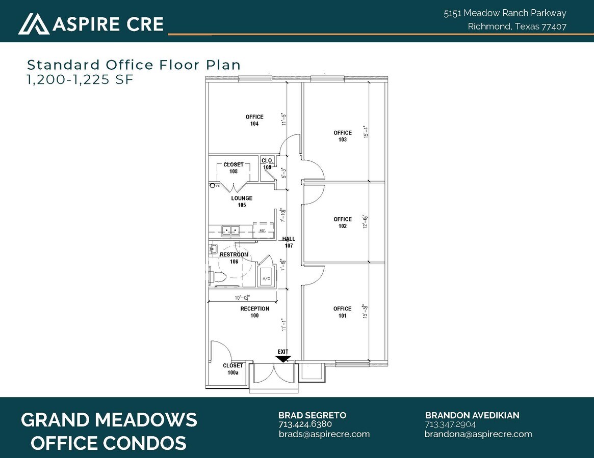 5151 Meadow Ranch Pky, Richmond, TX 77407 - Unité 1201 -  - Plan d’étage - Image 1 of 1