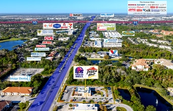 7840-7850 N Wickham Rd, Melbourne, FL - AERIAL  map view - Image1