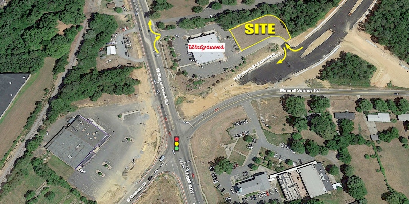 N Graham St & West Sugar Creek Rd, Charlotte, NC for lease - Aerial - Image 2 of 6