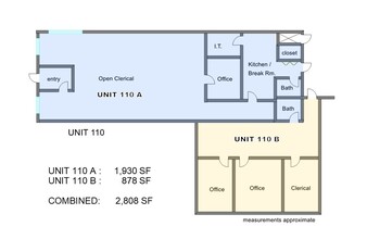 650 E Terra Cotta Ave, Crystal Lake, IL à louer Plan d’étage- Image 1 de 9