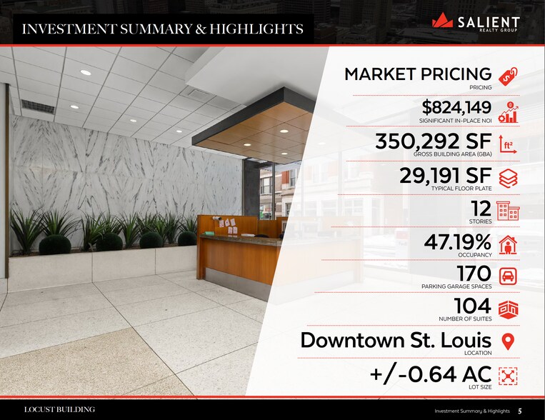 1015-1023 Locust St, Saint Louis, MO à vendre - Photo du bâtiment - Image 2 de 19