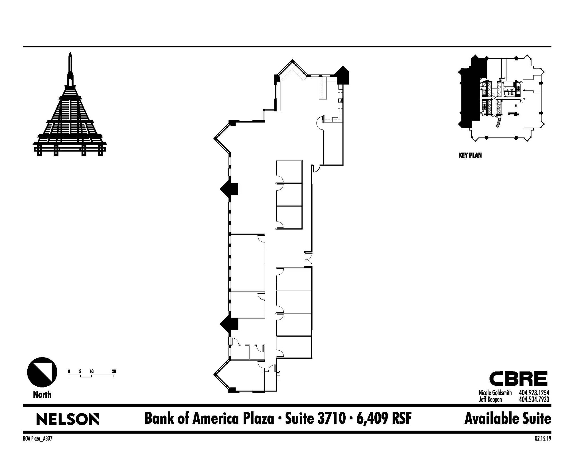 600 Peachtree St NE, Atlanta, GA à louer Plan d  tage- Image 1 de 1