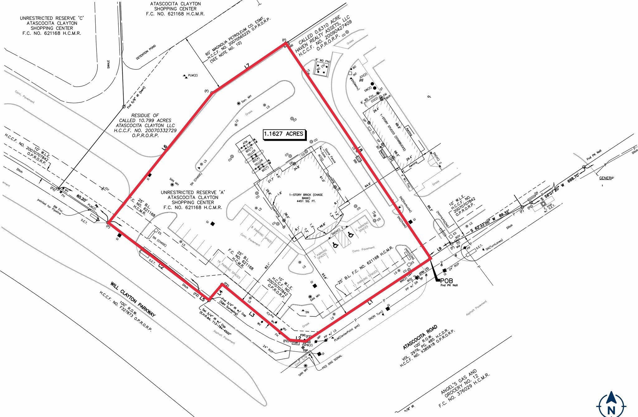 3801 Atascocita Rd, Humble, TX à louer Plan cadastral- Image 1 de 2