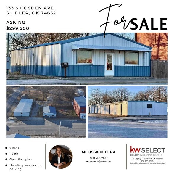 133 S Cosden Ave, Shidler, OK for sale - Building Photo - Image 2 of 6