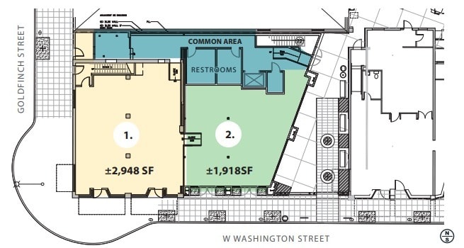 870 W Washington St, San Diego, CA for lease Floor Plan- Image 1 of 1