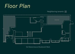 2015 Rue Crescent, Montréal, QC for lease Floor Plan- Image 1 of 6