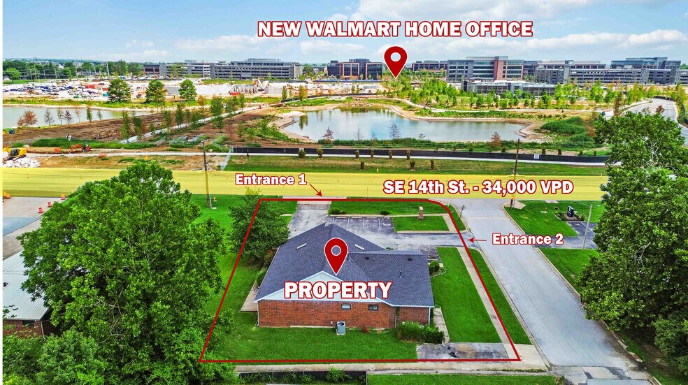 1412 Se 14th St, Bentonville, AR à vendre - Photo du bâtiment - Image 1 de 19