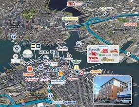 252 Meridian St, Boston, MA - AÉRIEN  Vue de la carte