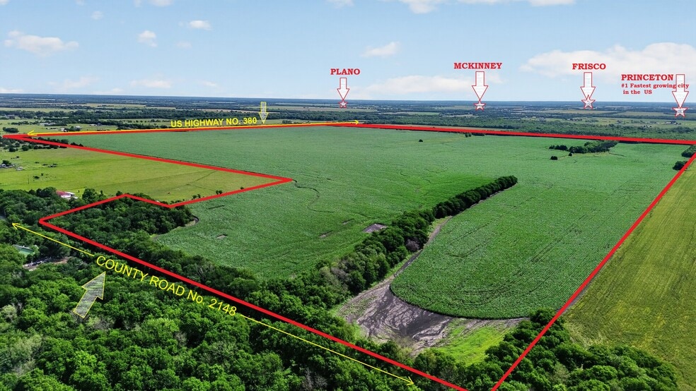 Highway 380, Greenville, TX for sale - Aerial - Image 3 of 14