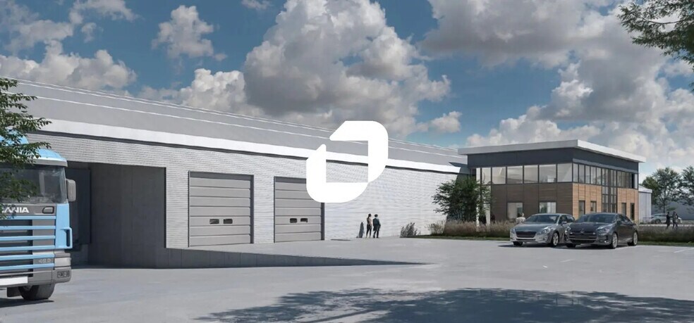 Bureau dans Fretin à louer - Photo du bâtiment - Image 1 de 4