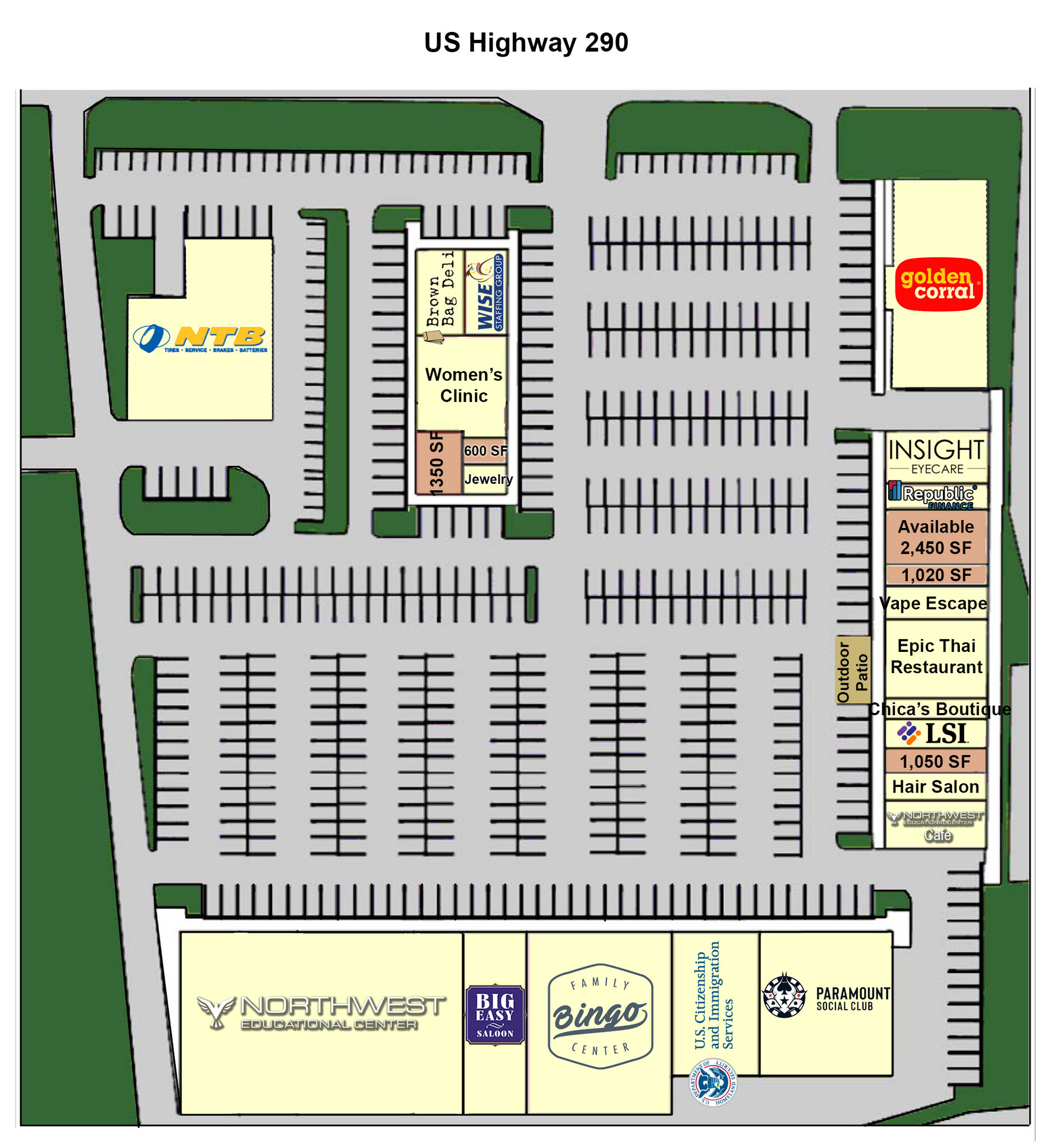 13167 Northwest Fwy, Houston, TX à louer Plan de site- Image 1 de 1