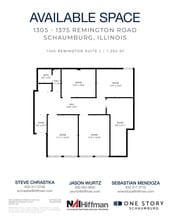 1305 Remington Rd, Schaumburg, IL for lease Floor Plan- Image 1 of 2