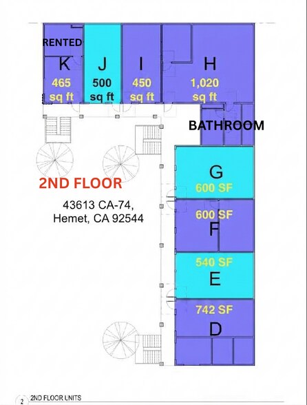 43613 Ca-74, Hemet, CA à louer - Plan d’étage - Image 3 de 6