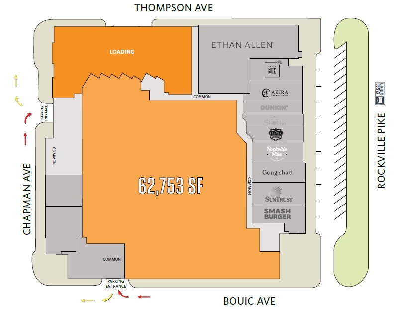 1801 Chapman Ave, Rockville, MD à louer Plan d  tage- Image 1 de 1