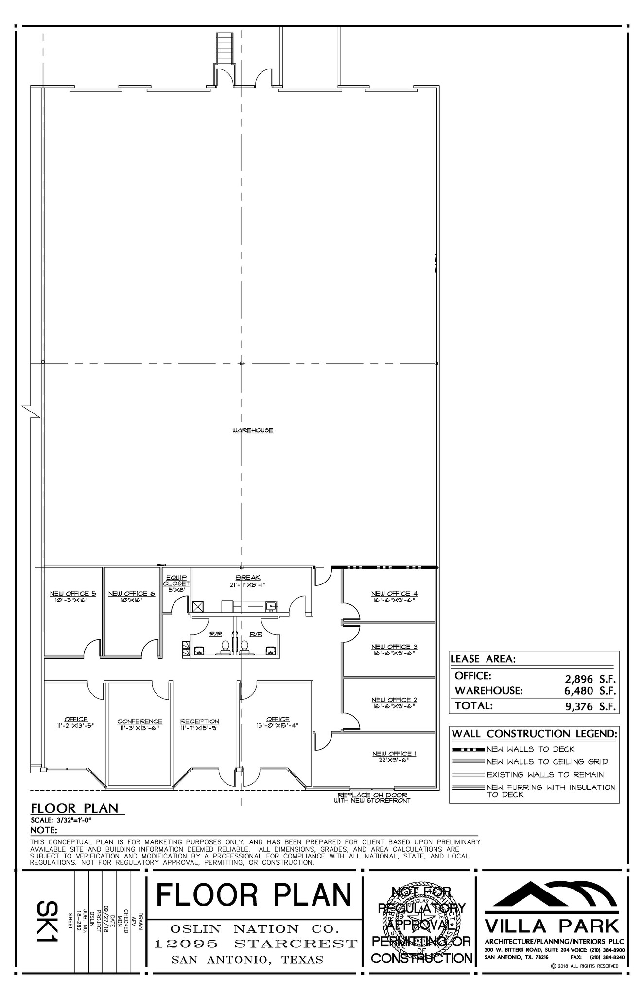 12005-12095 Starcrest Dr, San Antonio, TX for lease Floor Plan- Image 1 of 1