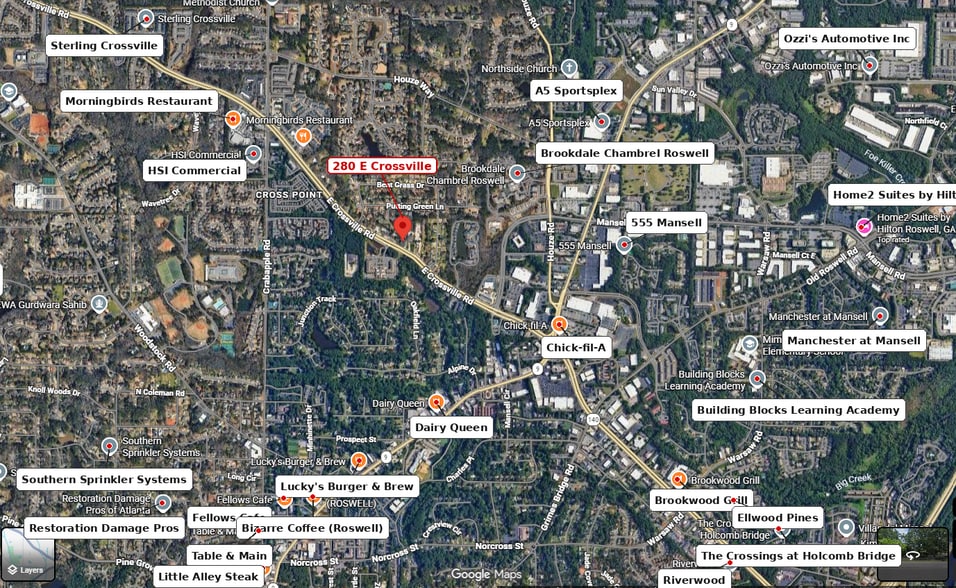 280 E Crossville Rd, Roswell, GA for lease - Building Photo - Image 2 of 20