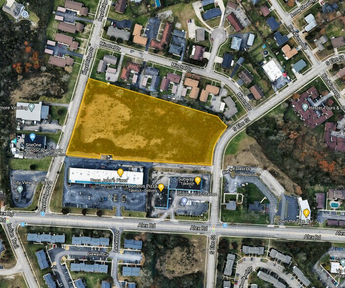 1450 Elm St, West Carrollton, OH for sale - Aerial - Image 2 of 3