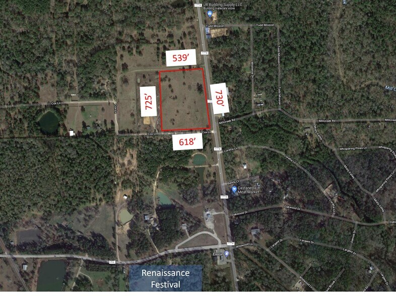 20800 FM 1774, Plantersville, TX à vendre - Aérien - Image 3 de 6