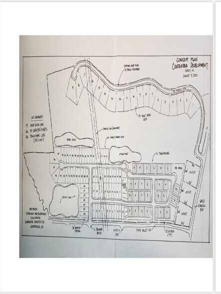 633 Saco Lowell Rd, Easley, SC à vendre - Plan cadastral - Image 2 de 2