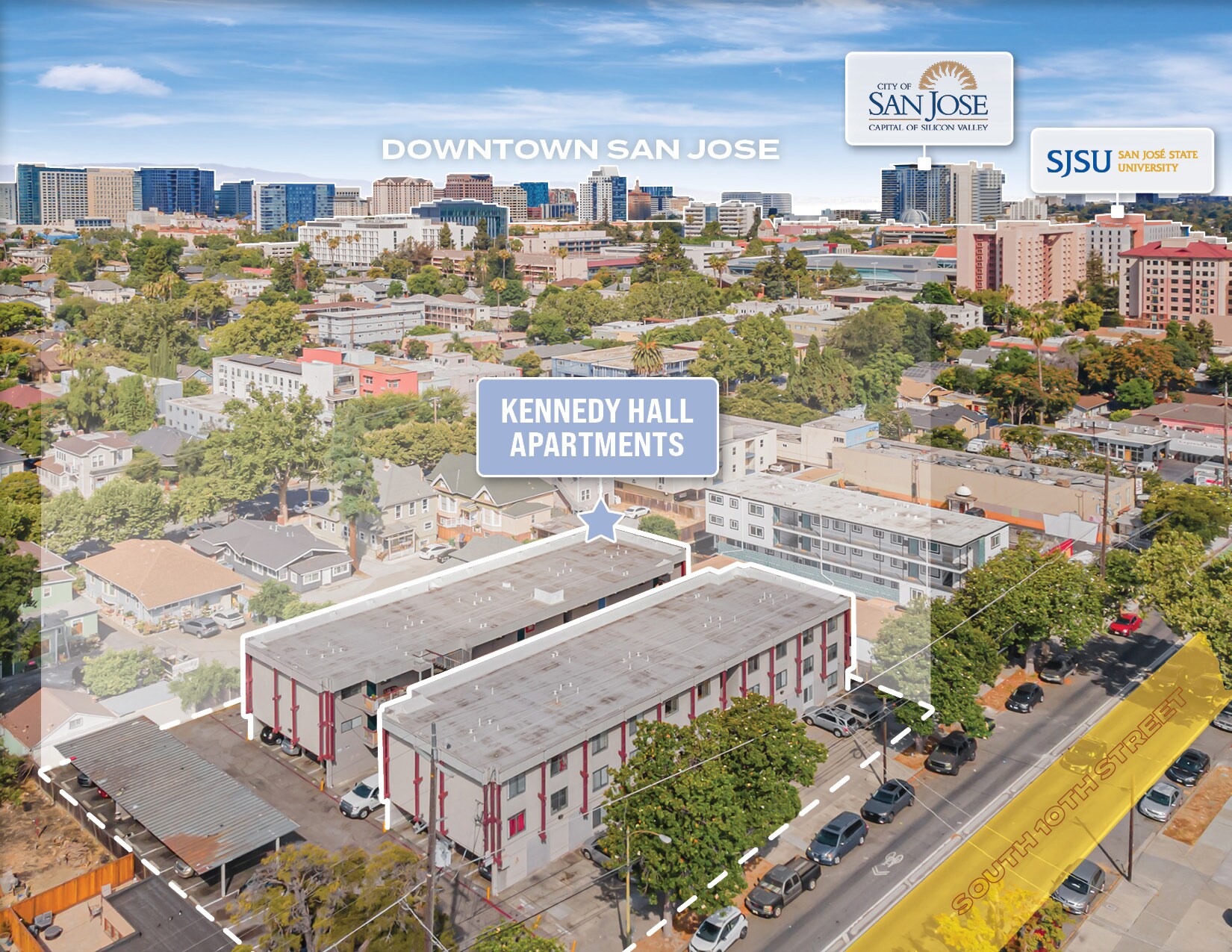 555 S 10th St, San Jose, CA à vendre Photo du bâtiment- Image 1 de 1