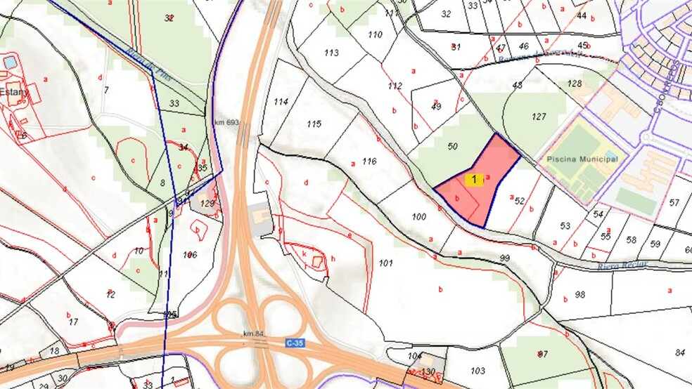 Land in Vidreres, Gerona for sale - Site Plan - Image 2 of 2