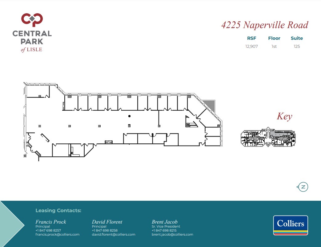 3333 Warrenville Rd, Lisle, IL for lease Floor Plan- Image 1 of 1