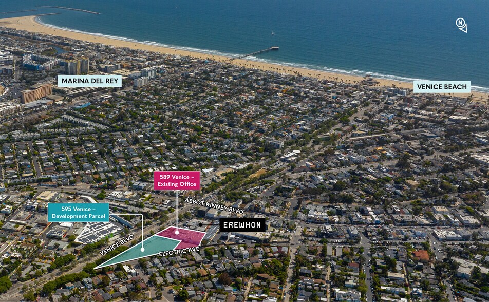 589-595 Venice, Venice, CA portefeuille de 2 propriétés à vendre sur LoopNet.ca - Photo du bâtiment - Image 2 de 2