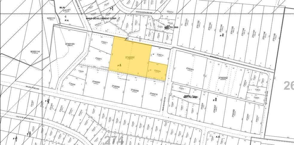 3816 Panorama Ave NW, Roanoke, VA for sale - Plat Map - Image 2 of 34