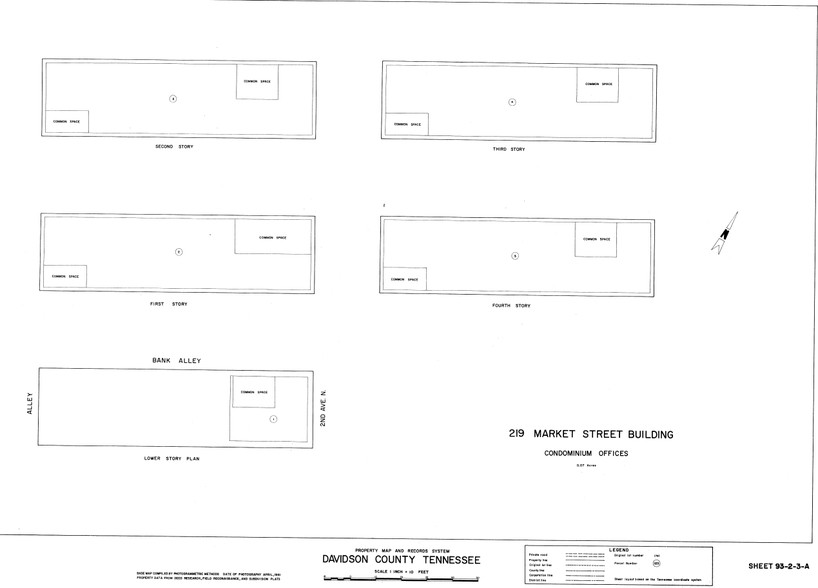 600 4th Ave N, Nashville, TN à vendre - Plan cadastral - Image 1 de 1