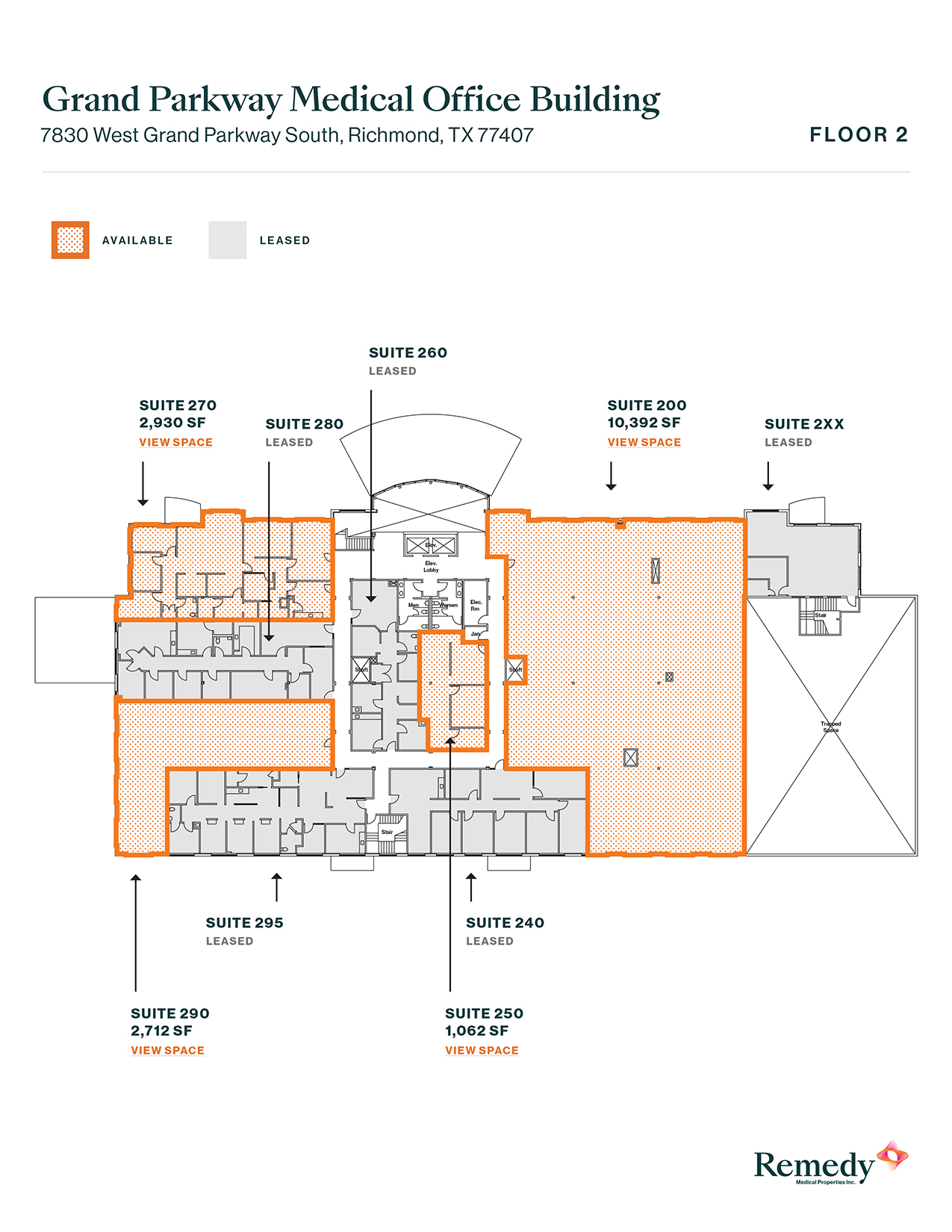 7830 W Grand Pky S, Richmond, TX à louer Plan d  tage- Image 1 de 1