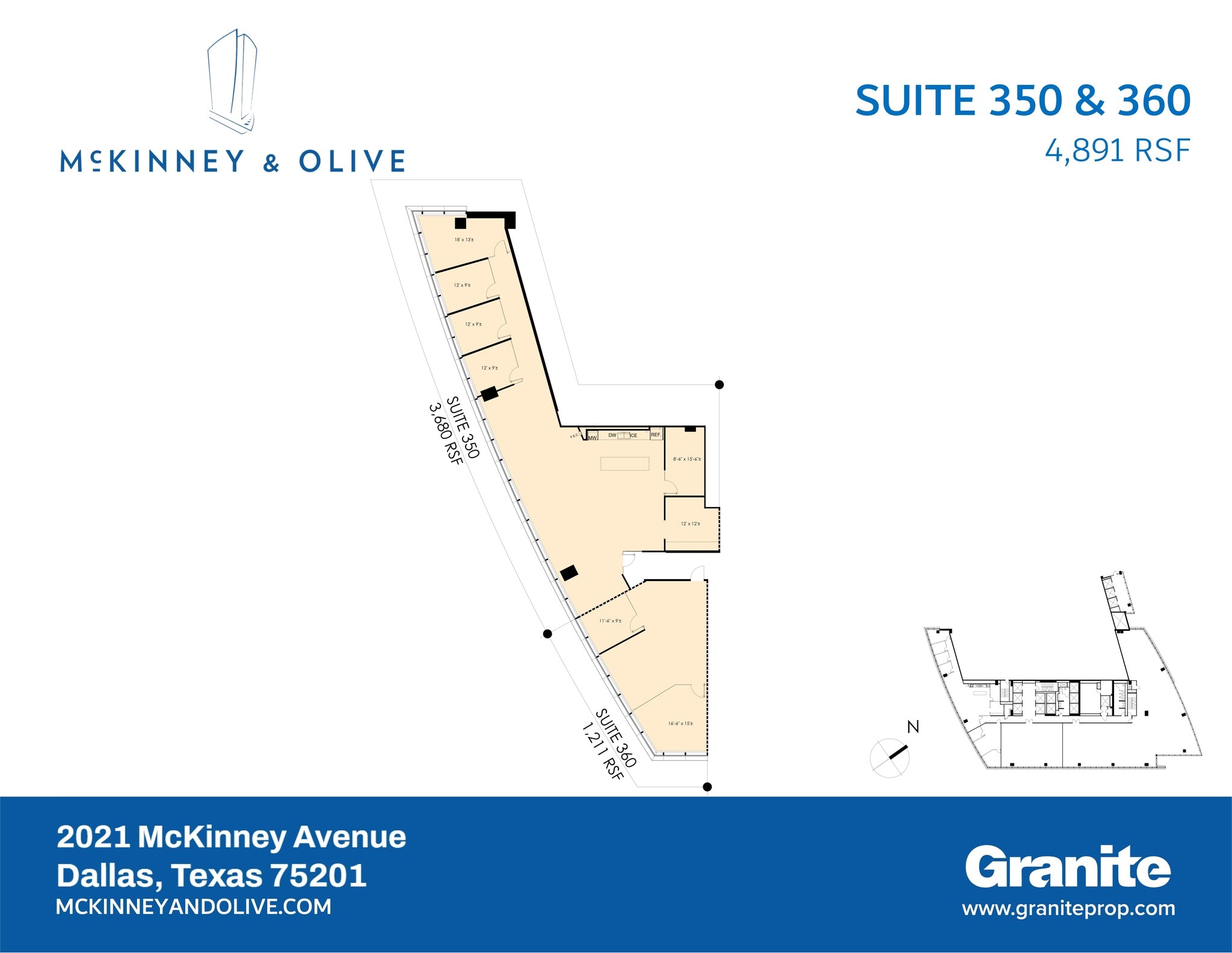 2021 McKinney Ave, Dallas, TX for lease Site Plan- Image 1 of 2