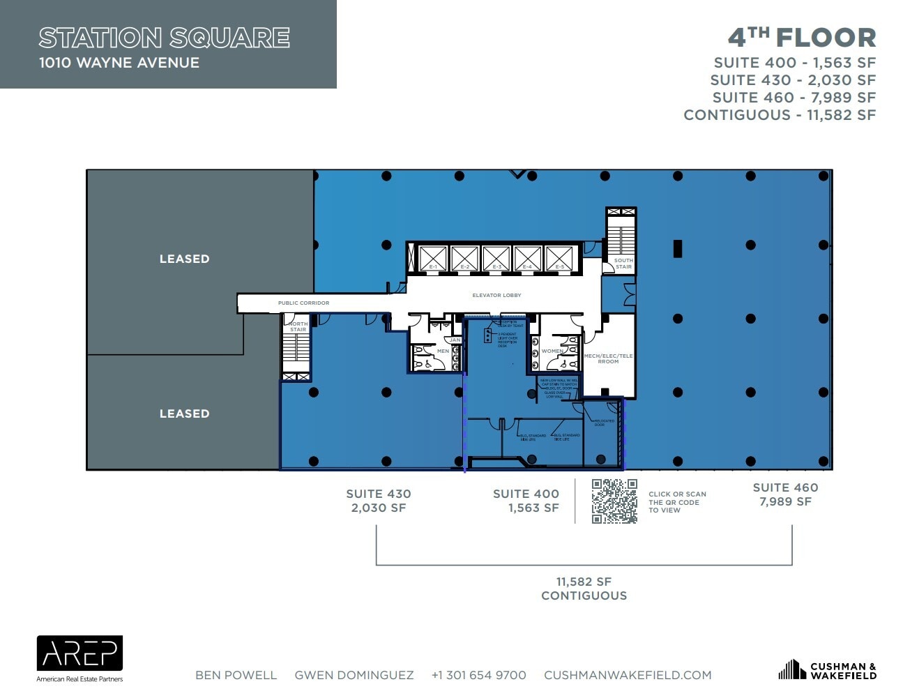 1100 Wayne Ave, Silver Spring, MD à louer Plan d’étage- Image 1 de 1