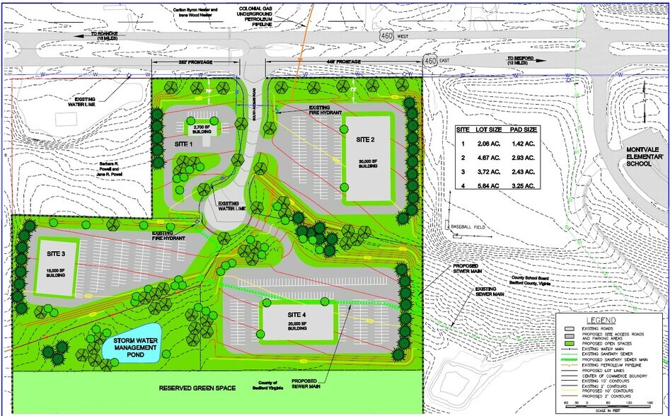 Market Place Dr, Montvale, VA à vendre - Plan de site - Image 2 de 2