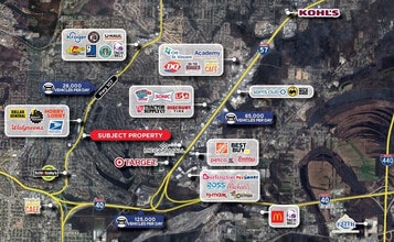 4548 John F Kennedy Blvd, North Little Rock, AR - Aerial  map view