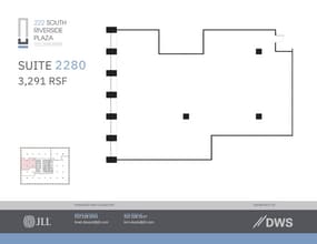 222 S Riverside Plz, Chicago, IL à louer Plan d’étage- Image 1 de 1