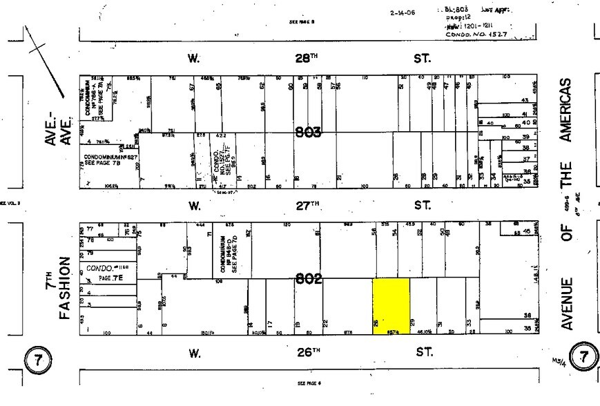 125 W 26th St, New York, NY for lease - Plat Map - Image 2 of 4