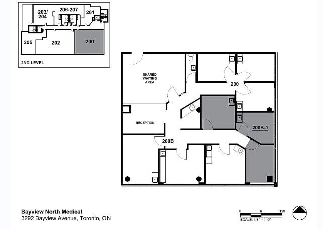 3292 Bayview Ave, Toronto, ON for lease Floor Plan- Image 1 of 1