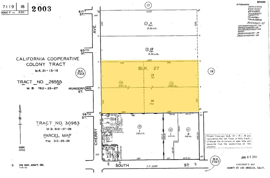 5910 Cherry Ave, Long Beach, CA for sale - Plat Map - Image 3 of 3