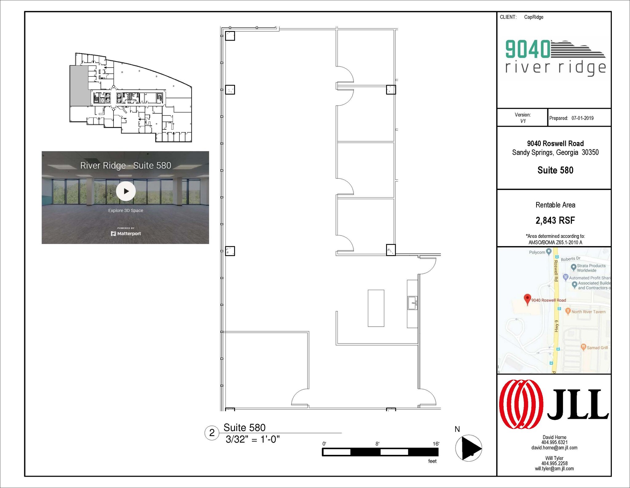 9040 Roswell Rd, Atlanta, GA à louer Plan d  tage- Image 1 de 1