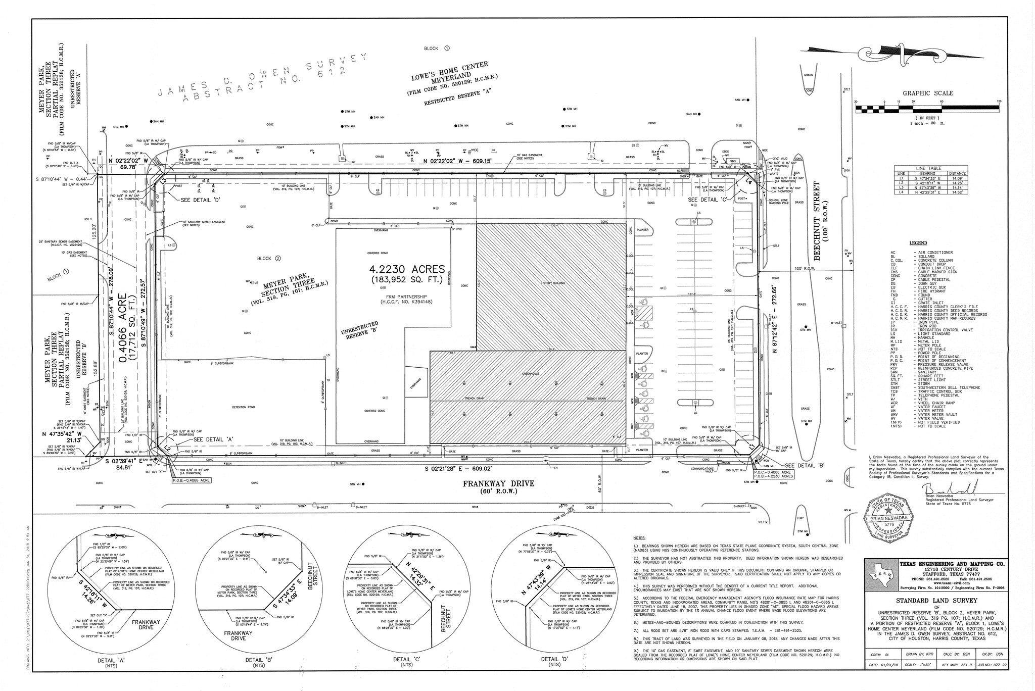 4545 Beechnut St, Houston, TX for lease Site Plan- Image 1 of 2