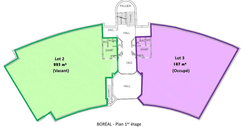 Bureau dans Évry-Courcouronnes à louer - Plan d’étage - Image 1 de 17